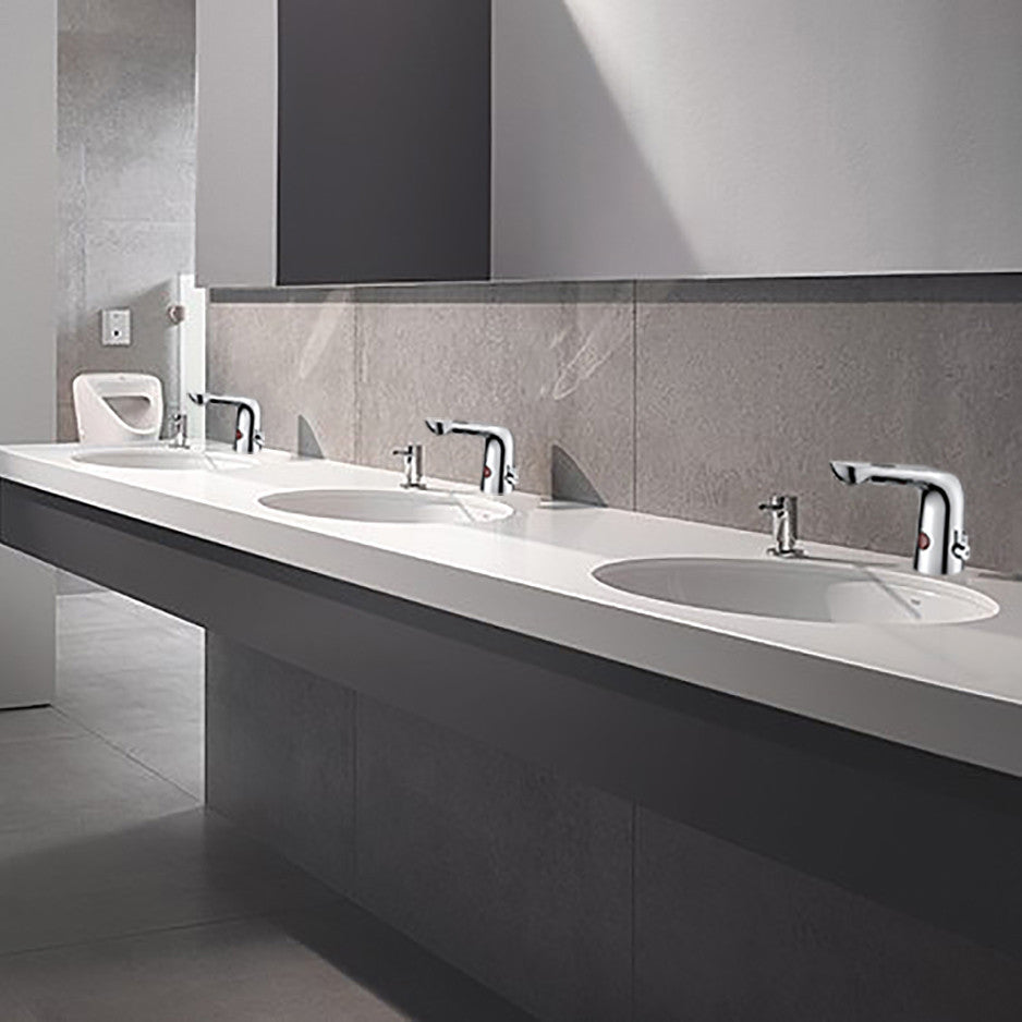 Crete Dual Sensor Faucet With Hot and Cold Mixer