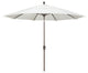 11' Champagne Auto-Tilt Crank Lift Aluminum Umbrella, Sunbrella, Canvas