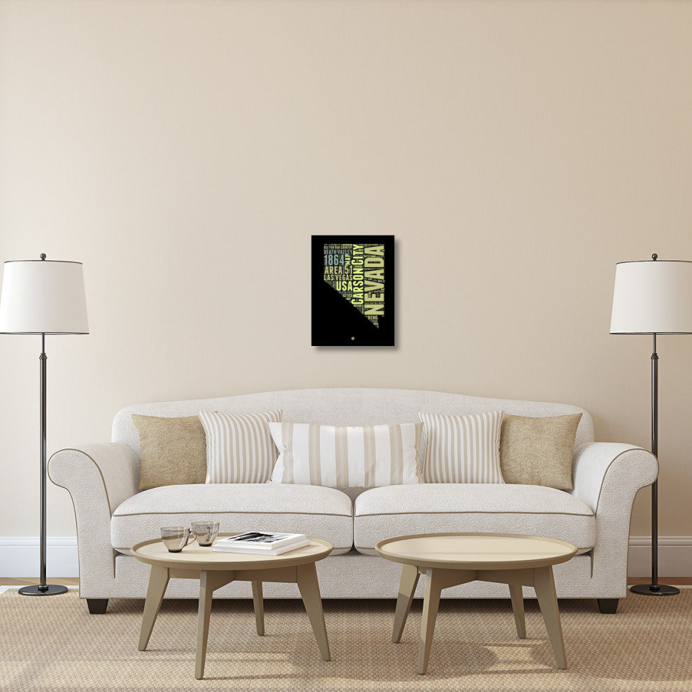 "Nevada Word Cloud 1" Fine Art Print