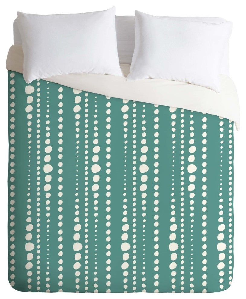 Deny Designs Heather Dutton Bestrewn Lagoon Duvet Cover - Lightweight