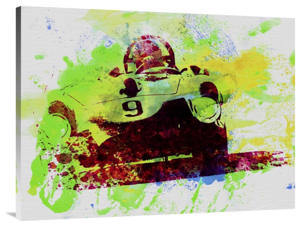 "Classic Ferrari on Race Track" Fine Art Print