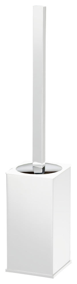 stand toilet brush, White