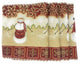 Mr. and Mrs. Snowman Couple Vintage Woven Tapestry Winter Christmas Placemats