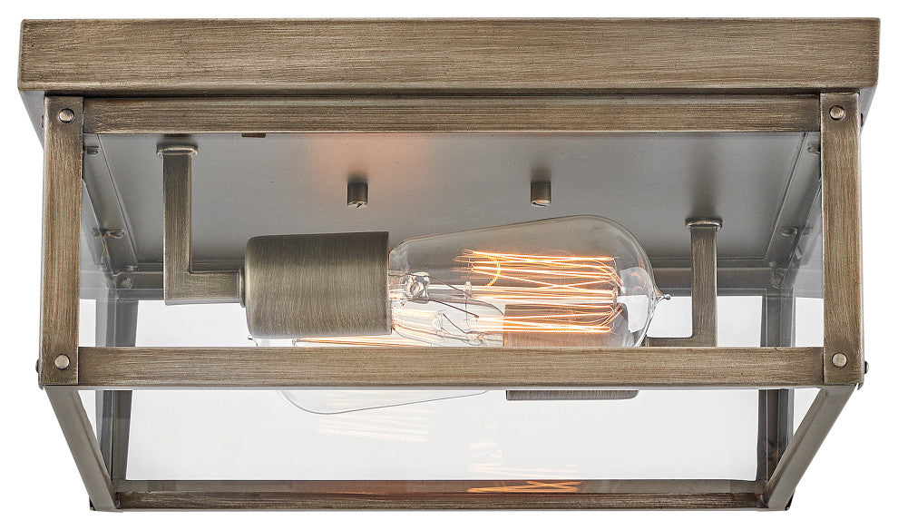 Hinkley Beckham Small Flush Mount, Burnished Bronze