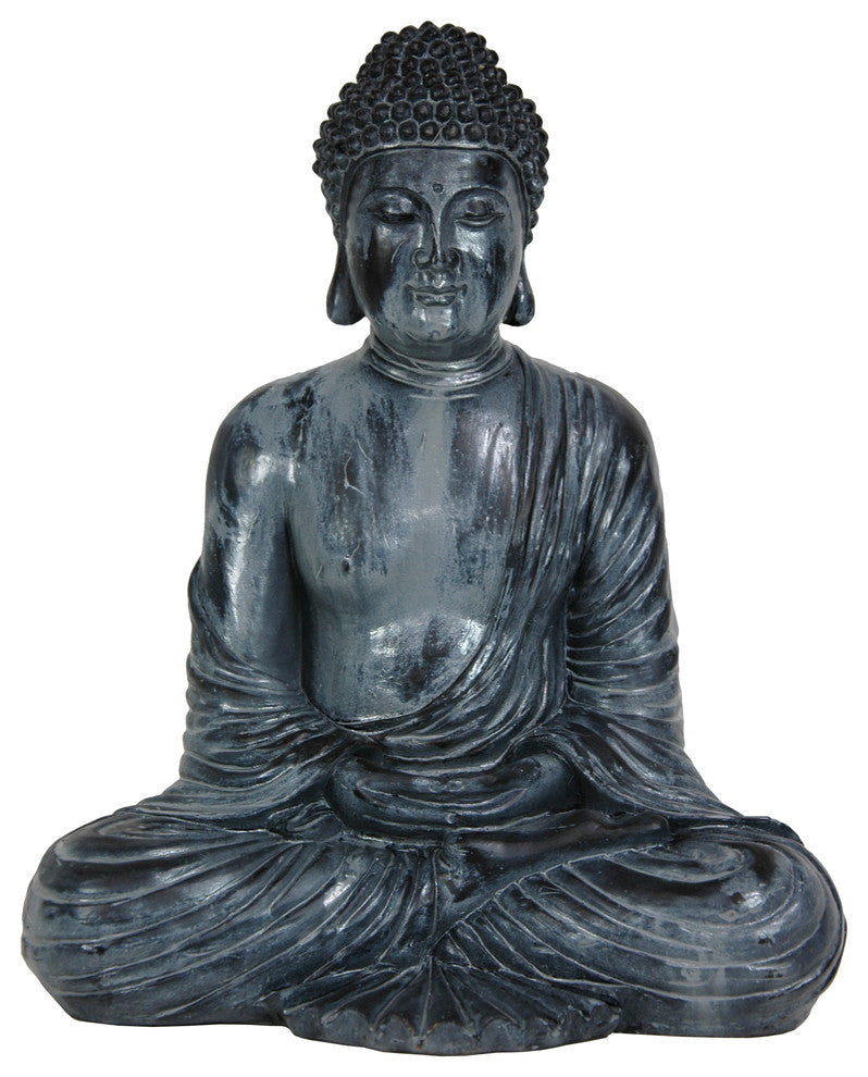 12" Japanese Sitting Buddha Statue