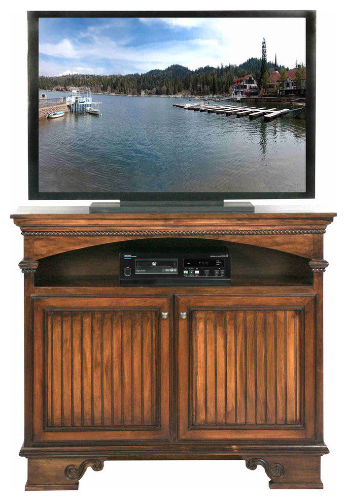 Eagle Furniture 49" Entertainment Console, Havana Gold, Without Hutch