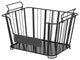 Oceanstar 3-Tier Metal Wire Storage Basket Stand with Removable Baskets "“ Black