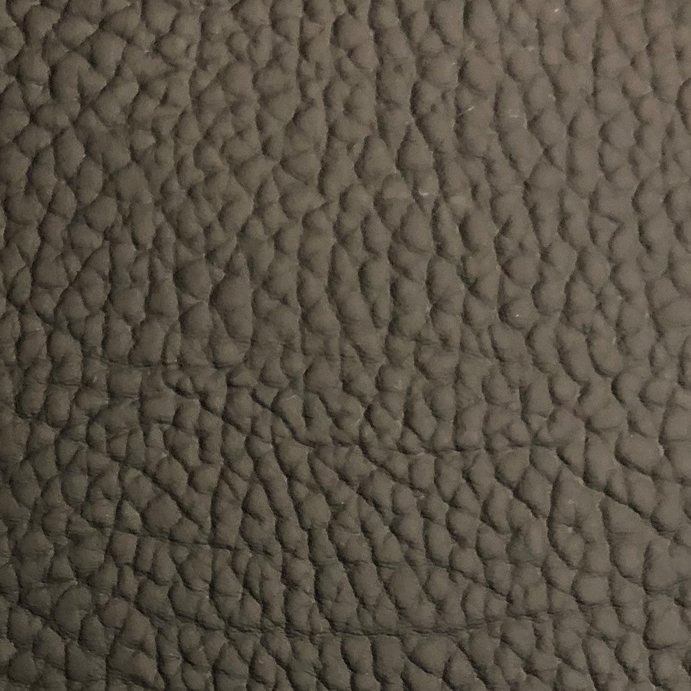 Modern Black Black Artificial Leather Luxury Throw Pillow, 24"x24"