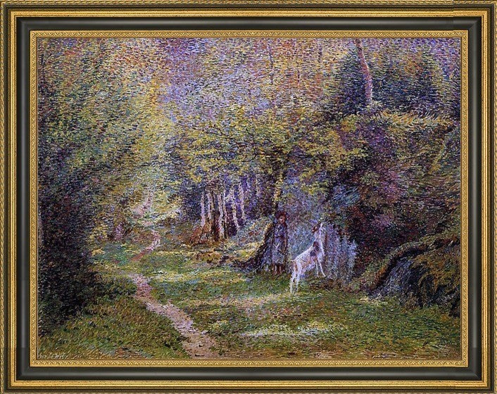 Adrien Heymans the Dom Forest Framed Premium Canvas Print, 21"x28"