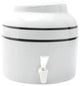 Goldwell Designs Double Stripes Water Dispenser Crock, Black
