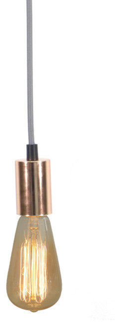 Grey Copper Pendant Light