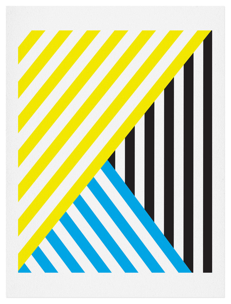 Deny Designs Three Of The Possessed Wave TriColour Art Print