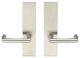 Stuttgart Lever, Full Dummy Tubular Pair, Right Hand, Satin Stainless Steel