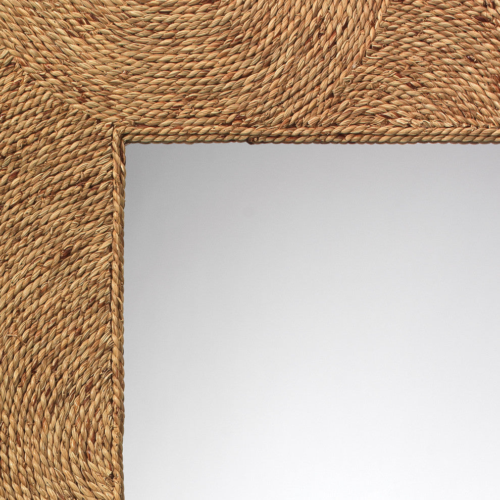 Harbor Floor Mirror, Seagrass