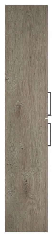 The Cosmo 14" Wall Mounted Modern Bathroom Linen Tower, Eve