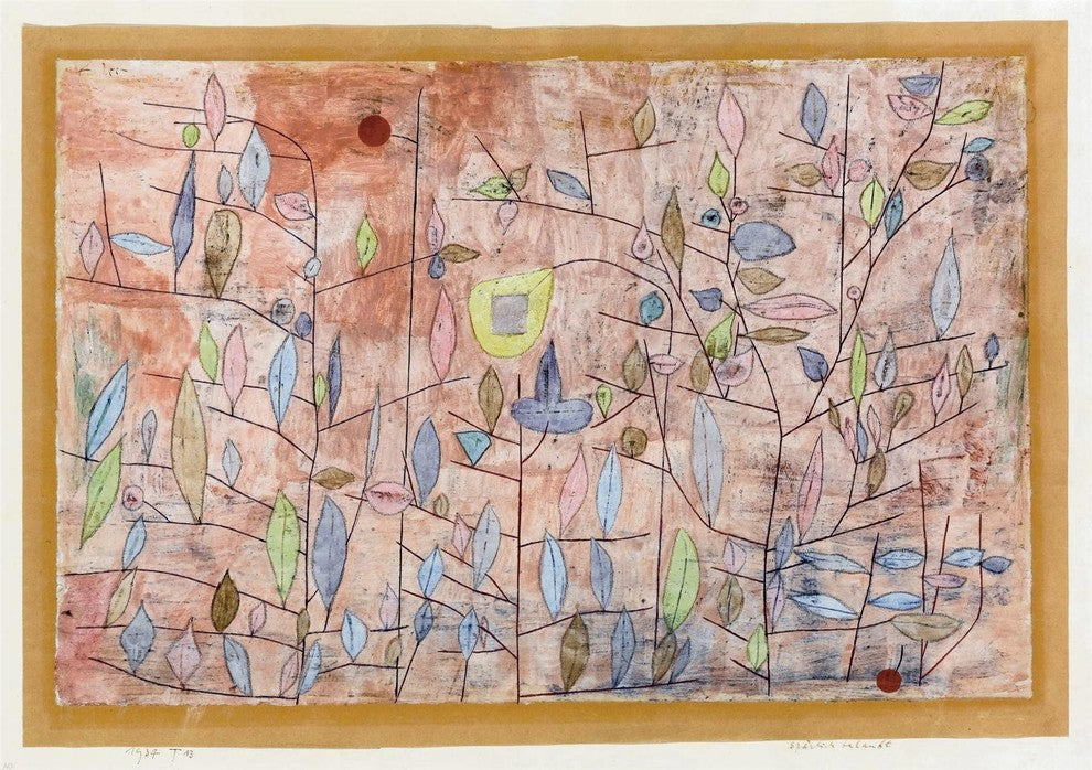 Paul Klee Sparse Foliage - 18" x 27" Premium Canvas Print