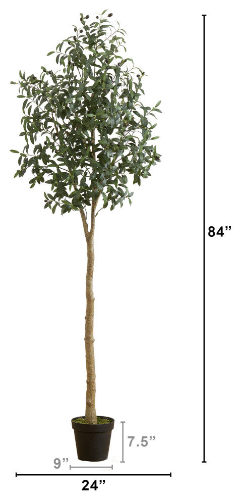 7ft. Artificial Olive Tree