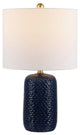Safavieh Huxley Ceramic Table Lamp Navy Blue