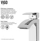 Giovanni 17"L x 17"W Glass Vessel Sink and Duris 12"H Faucet Set