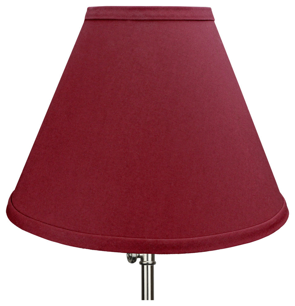 Fenchel Shades, 5"x12"x9" Spider Attachment Empire Lamp Shade, Linen Brick