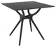 Compamia Air Square Dining Table, Black
