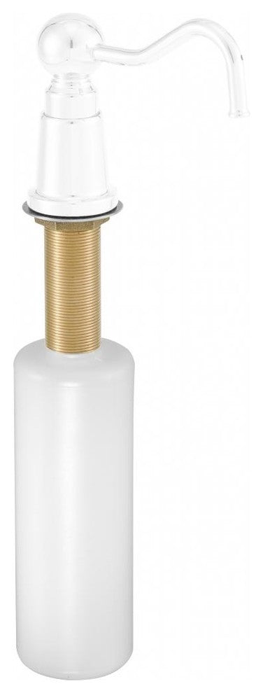 Country Soap/Lotion Dispenser In Powder Coated White