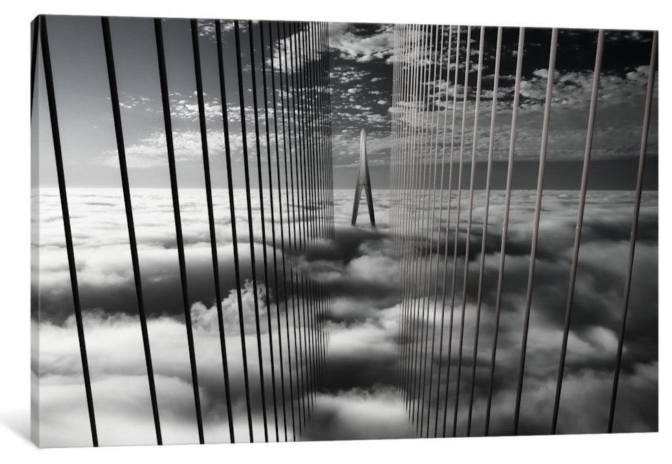 "Ethereal Land Mark" by Dr. Akira Takaue Canvas Print, 26"x40"