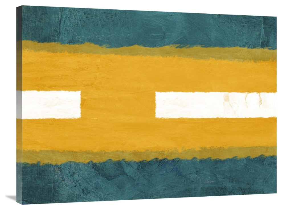 "Green And Yellow Abstract Theme 1" Fine Art Print
