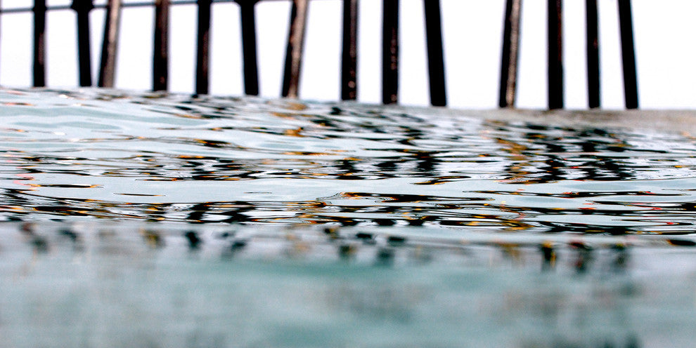 Reflected Ripples Fine Art Photography Print, 20"x40", Acrylic Print