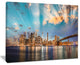 "Dramatic Sky Over Manhattan City" Canvas Print40"x30"