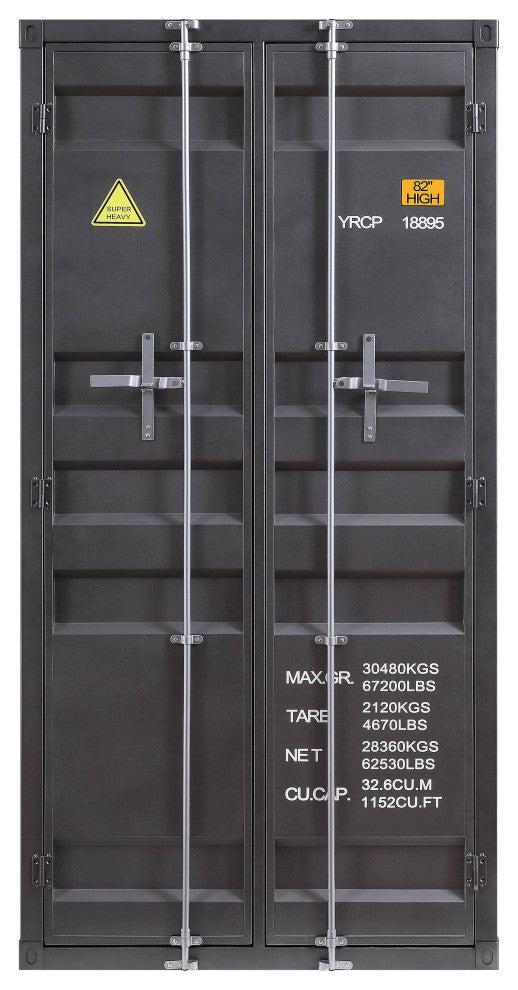 ACME Cargo Wardrobe, Double Door, Gunmetal