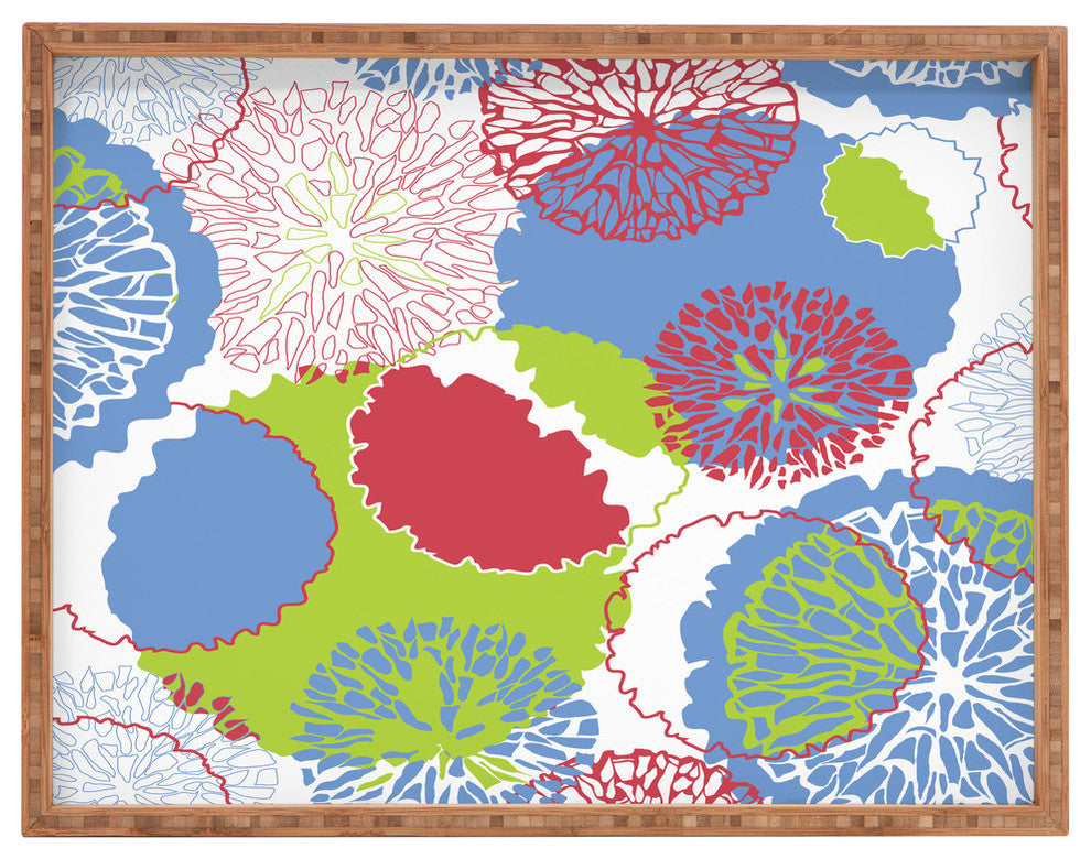 Deny Designs Karen Harris Brandywine Fall Primrose Incarnation Rectangular Tray
