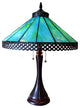 MILA Tiffany-style 2 Light Table Lamp 16inches Shade