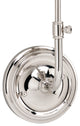 Logan 1-Light Wall Sconce, Polished Nickel