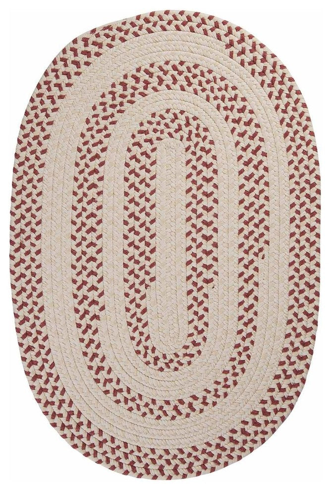 Colonial Mills Elmwood EM79 Rosewood Traditional Area Rug, Round 6'x6'