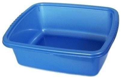 Plastic Dish Pan Basin, Blue