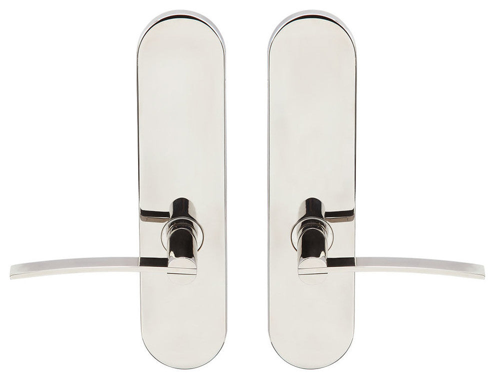 Horizon Lever, Tubular Full Dummy Pair, RH, Polished Stainless Steel