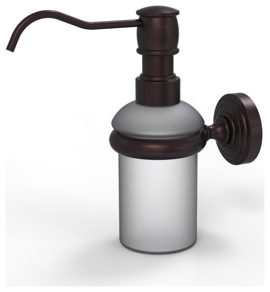 Waverly Place Wall-Mount Soap Dispenser, Antique Bronze