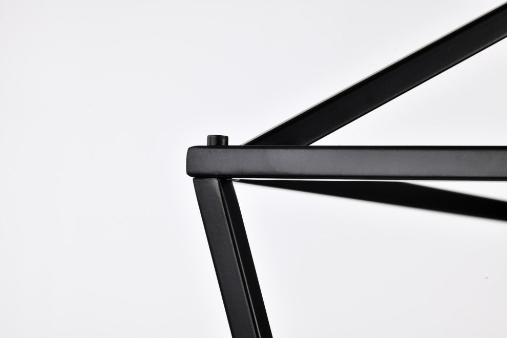 4-Light 12 in. Matte Black Cage Lantern Farmhouse Semi-flush Mount