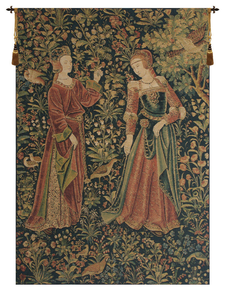 Promenade Left Panel Belgian Wall Tapestry