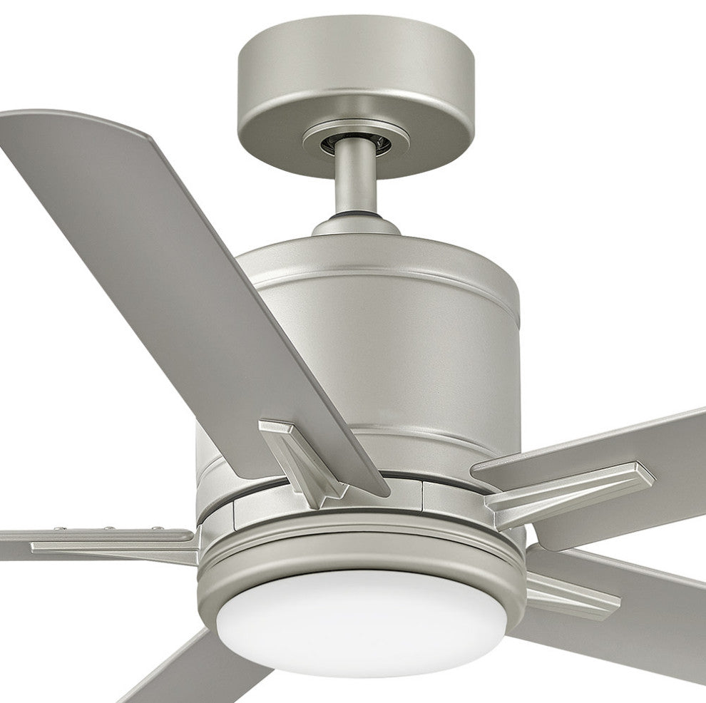 Hinkley Vail 52" Led Smart Fan, Brushed Nickel