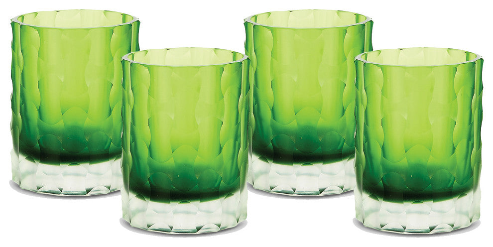 Noma Votive, Set of 4, Green