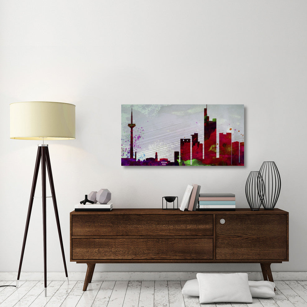 "Frankfurt City Skyline" Fine Art Print