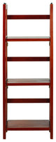 03-Shelf Folding Bookcase 14" Wide-Mahogany