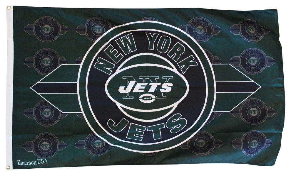 New York Jets - 3'x5' NFL Polyester Endzone Flag