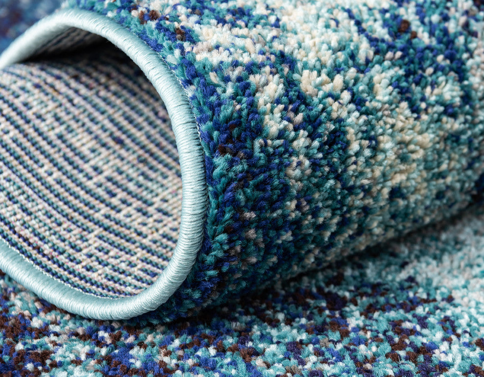 Unique Loom Blue Jardin Lilly 3' 3 x 5' 3 Area Rug