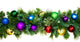 9' Blended Pine Garland Decorated With The Royal Ornament