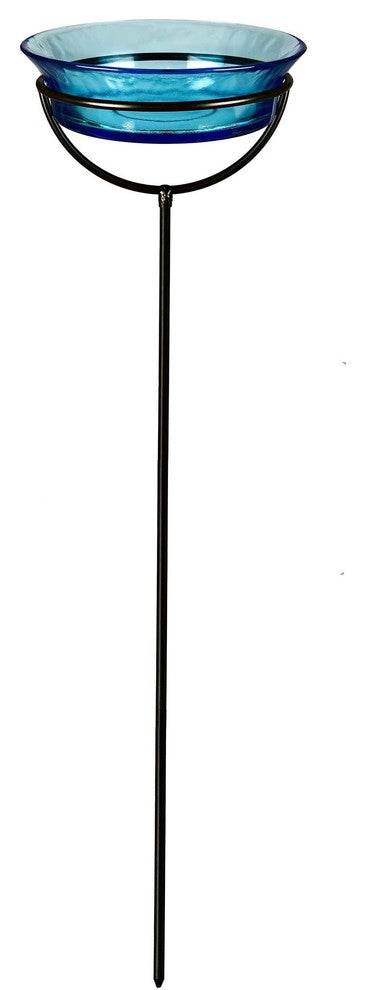 Cuban Garden Stake, Aqua Blue