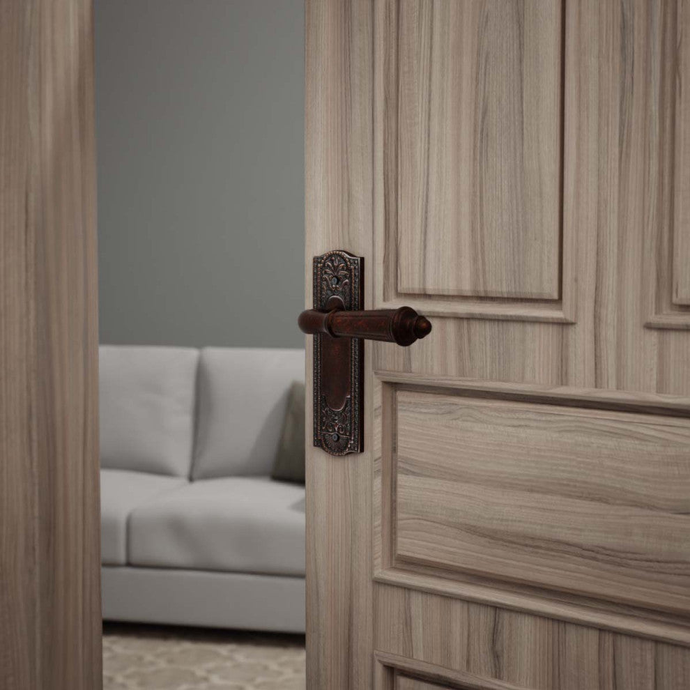 Black Door Plate Bronze Solid Brass Finish Without Keyhole Renovators Supply