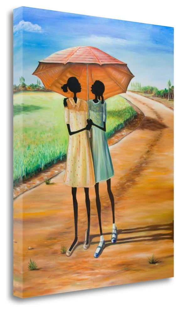 "Friends" By Elgina Mccrary, Giclee Print on Gallery Wrap Canvas, Ready to Hang